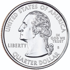 2000 Quarter - S - Massachusetts - Silver Proof obverse
